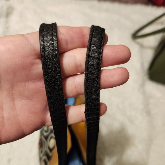 Relic Purse Leather Vintage Medium Size Elephant Trunk Up Good Luck Tribal Print - Picture 9 of 11